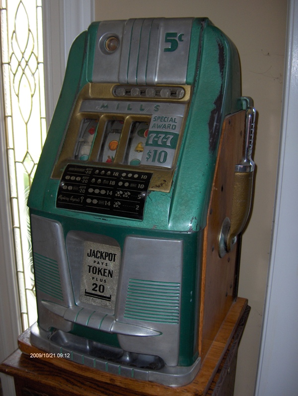 Mills 5 cent Token Bell Slot Machine